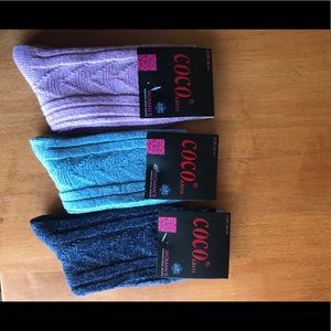 Wool fashion socks